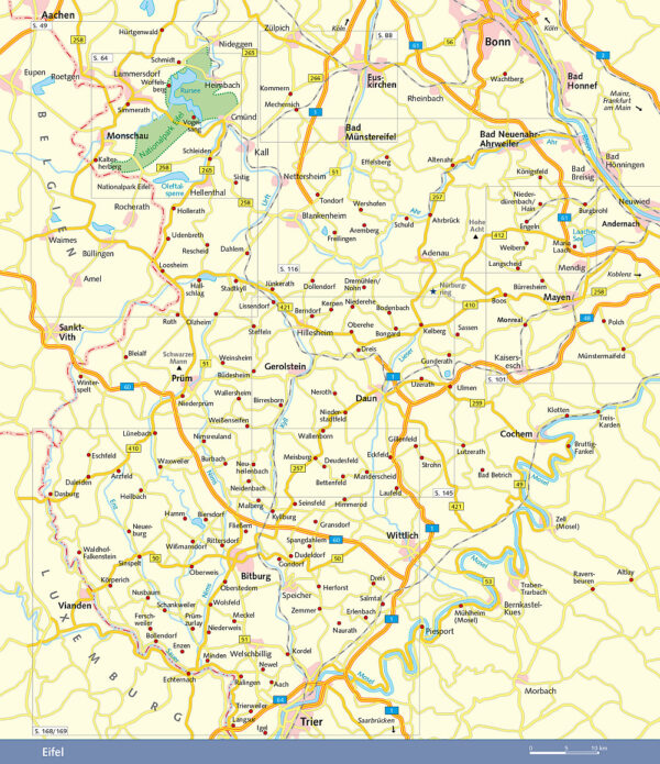 Eifel 2024 Karte