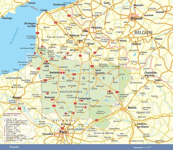 Picardie Karte