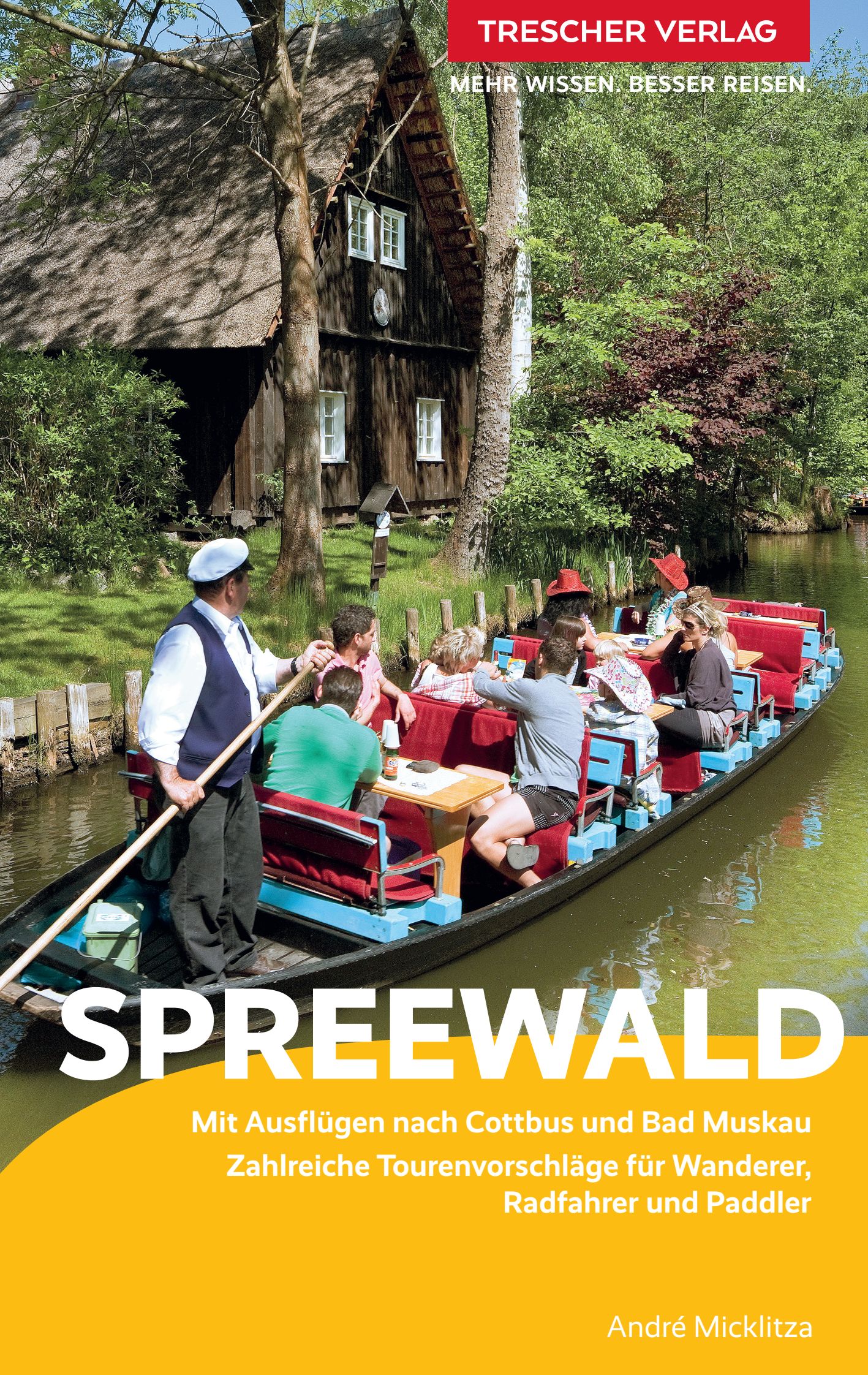 Cover vom Trescher-Reiseführer Spreewald 2025